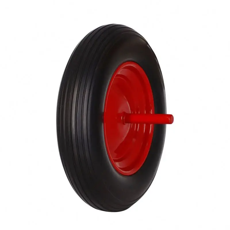Wholesale solid rubber tyres and pu foam rubber wheels PU foam wheel