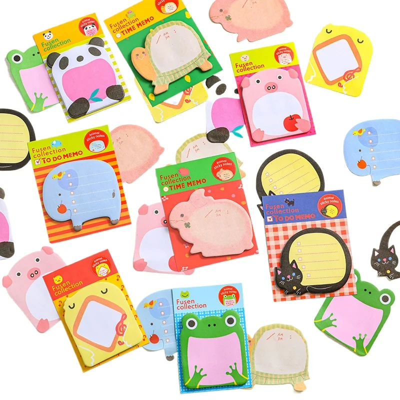 Korean stationery cute animal notes cute creative notebooks office stationery wholesale for students and schools