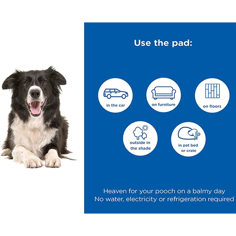 Pet Cool Mat Bed Pet Cold Gel Pad Heat Relief Summer Soft Dog Cooling Mat Cool Down Pet Ice Pad Mattress Cat Cooling Mat