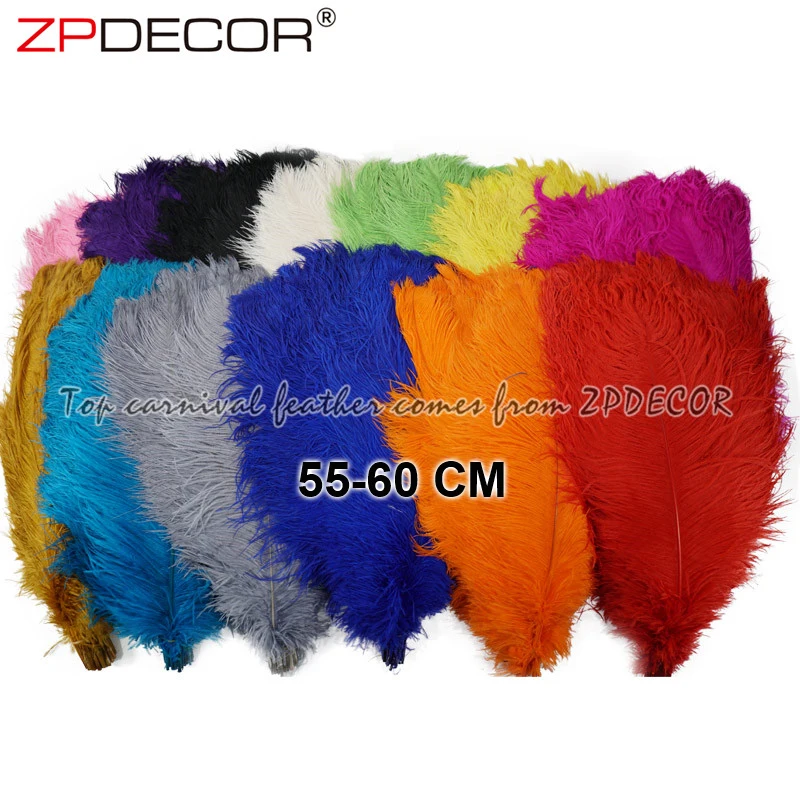  Ведущий поставщик завод ZPDECOR оптовая продажа дешевые белые и окрашенные страусиные перья для продажи карнавальные