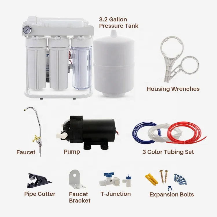 Household Easy Installation Filtre Water Purifier Reverse Osmosis Purification Water Purifier