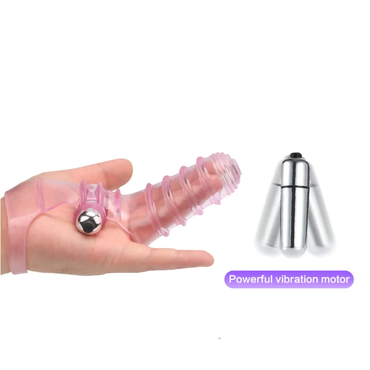Amazon Hot Selling Finger Vibrator Sex Toy Strap On Finger Vibrator Stimulator Dildo G Spot Massager Sex Toys