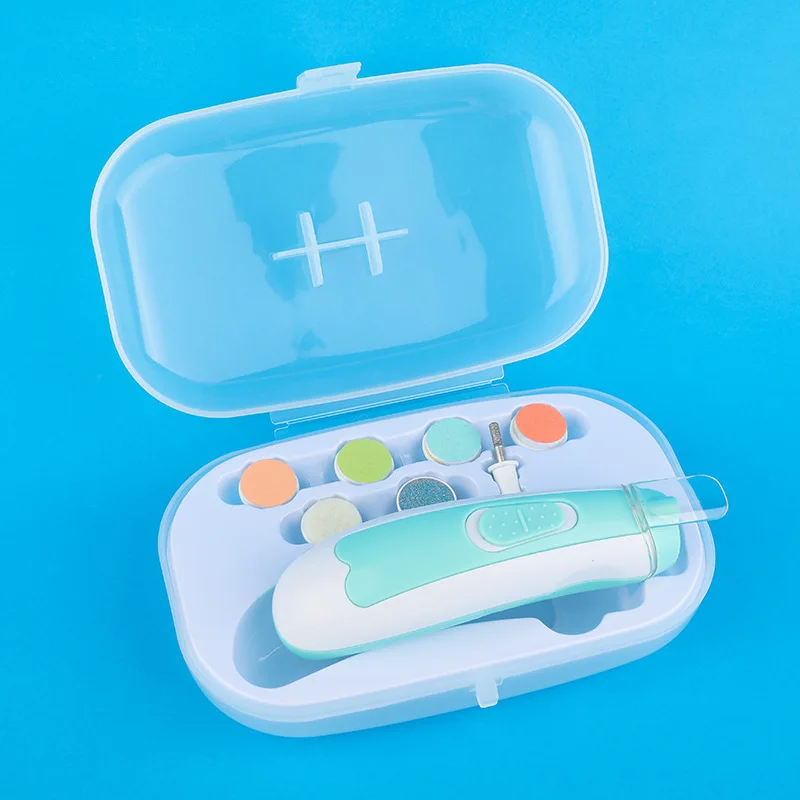 New Arrival Multi Functional Baby Electric Nail Foiler Trimmer Baby Manicure Set Nail Tools Pulidor De Unas De Bebe