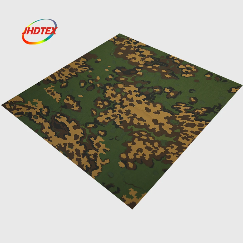 JHDTEX 420d oxford grey m98 waterproof modacrylic fire retardant camouflage fabric manufacturer