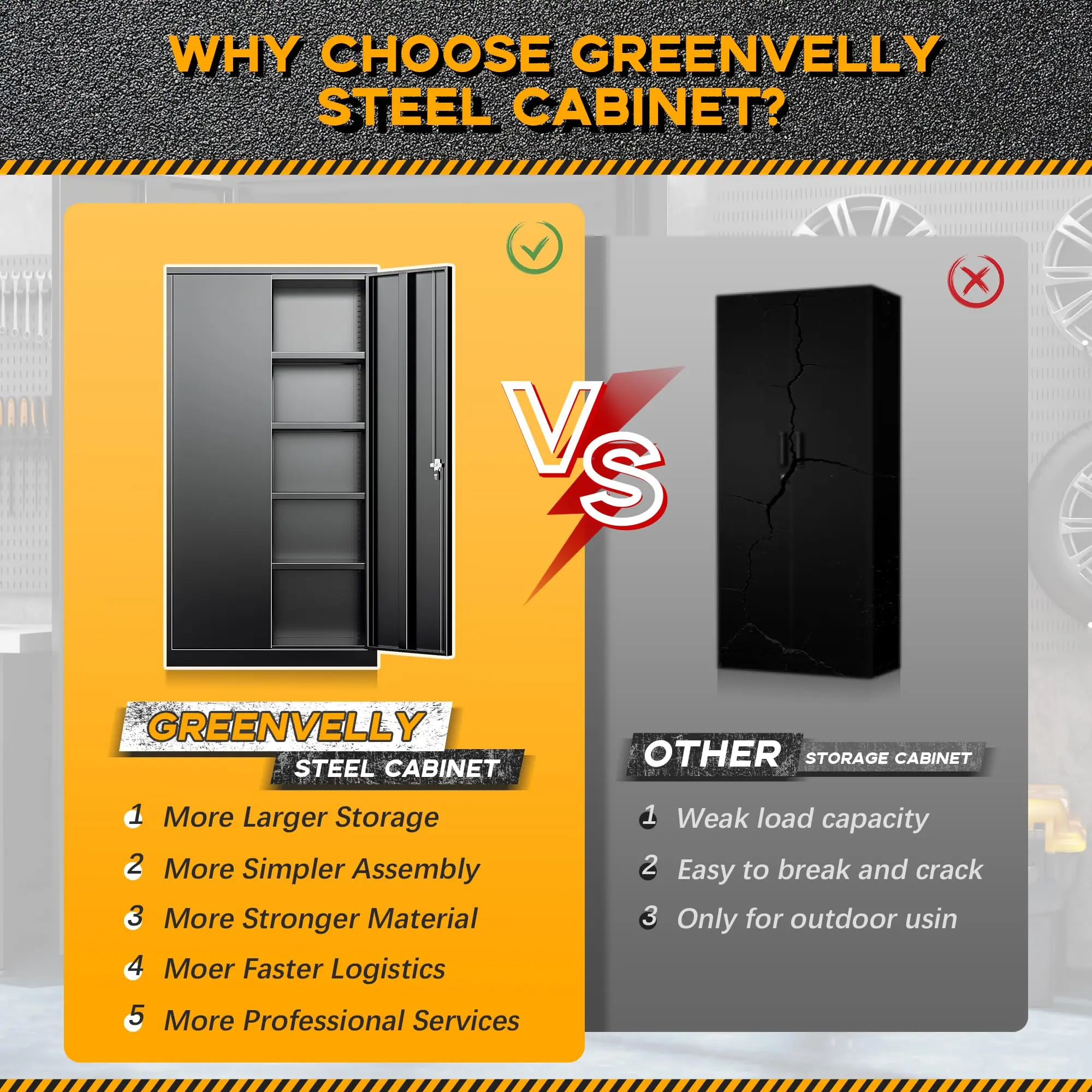 Metal Filing Cabinets 2 Doors 4 Adjustable Shelves Black Steel Lockable Storage Cabinets Safety Organizer File Cabinet