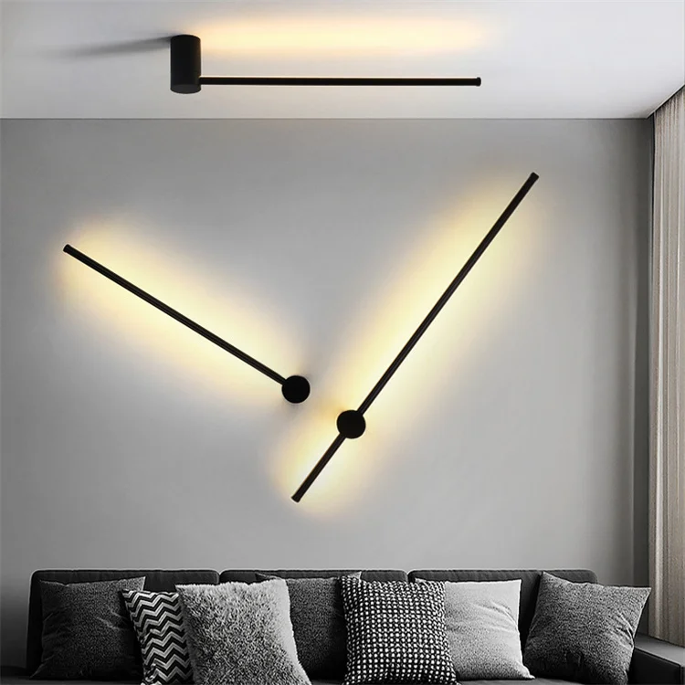 Home Bedroom Living Room Surface mounted Sofa Background Sconce Fixture Anti Glare Dimmable Rotation Rotating wall lamp light