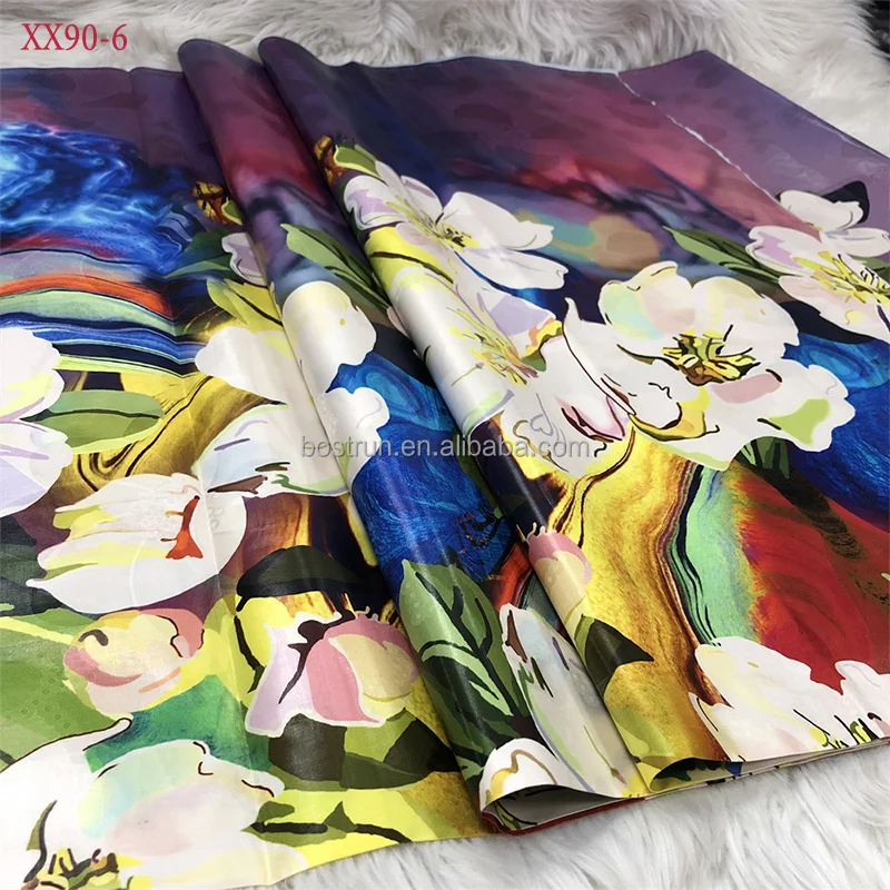 XX90   Wedding Evening Gowns Bazin Riche Fabric 2022 Top Quality Guinea Printed Bazin Riche