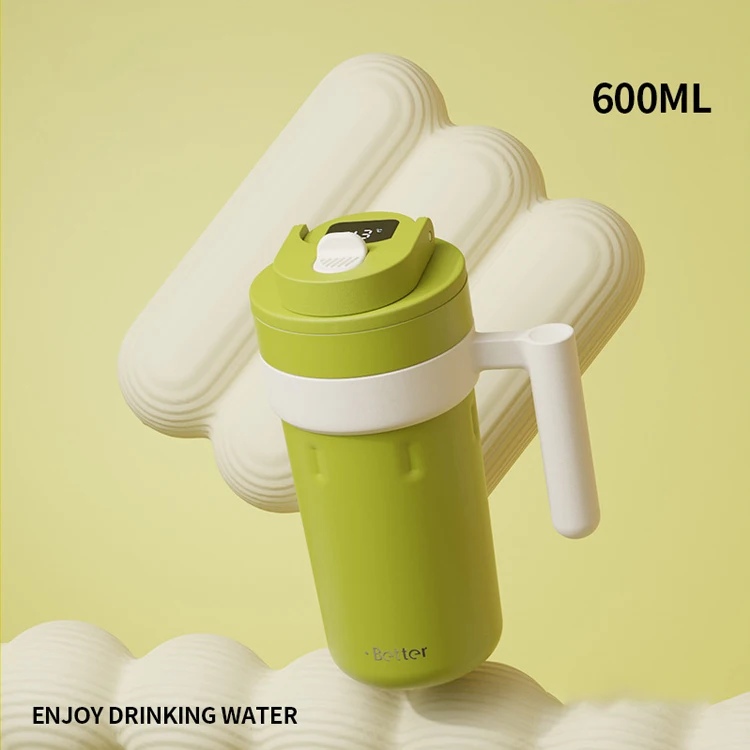 Портативный термостакан для кофе из нержавеющей стали с Умной светодиодной температурой