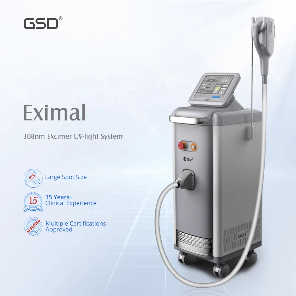 GSD 308nm Eximal Vitiligo Excellent Treatment Device Laser Stationary Xeci Excimer Light with CE Certification