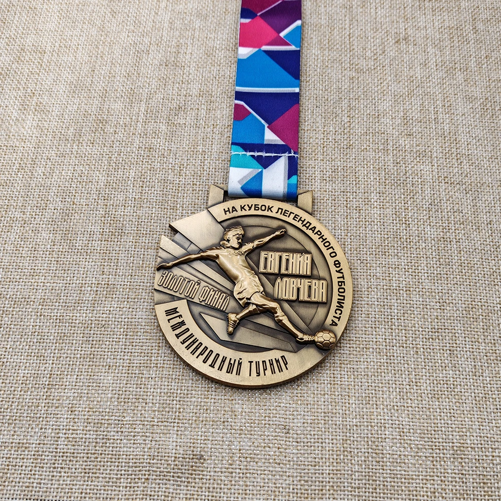 Medal Manufacture Factory Professional Customized Metal Marathon Sports Gold Award Medallion Custom City Running Medals