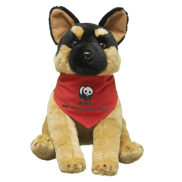 Custom OEM German Shepherd plush dog toy