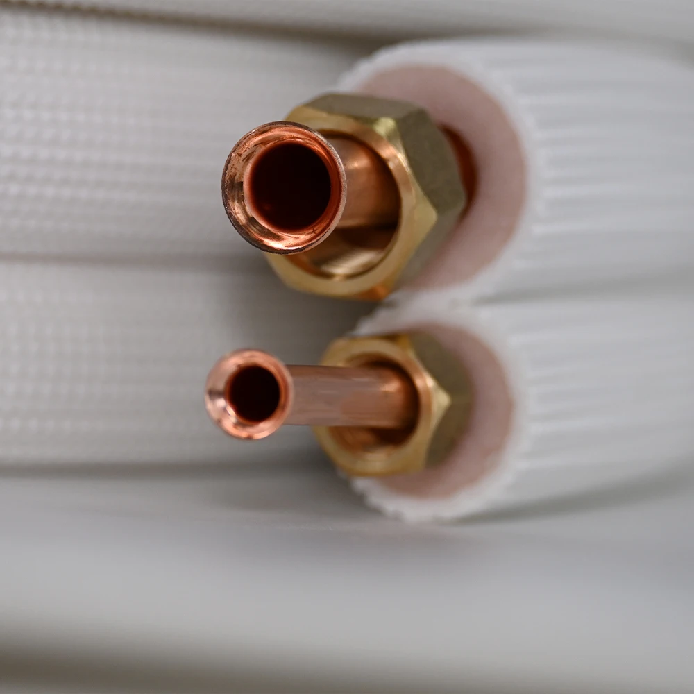 Insulated Copper Tubes 1/2 Copper Aluminum Connecting Pipe for Air Conditioner Parts for External Unit & Graphic Design Solution