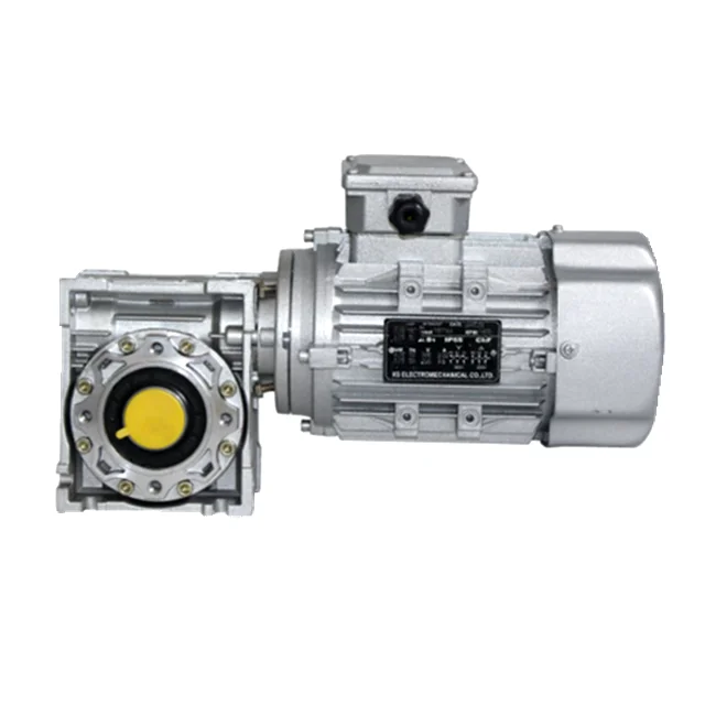 Hot sale china worm gearbox motor reducer 220v nmrv40 reduction gearbox motor for food machinery