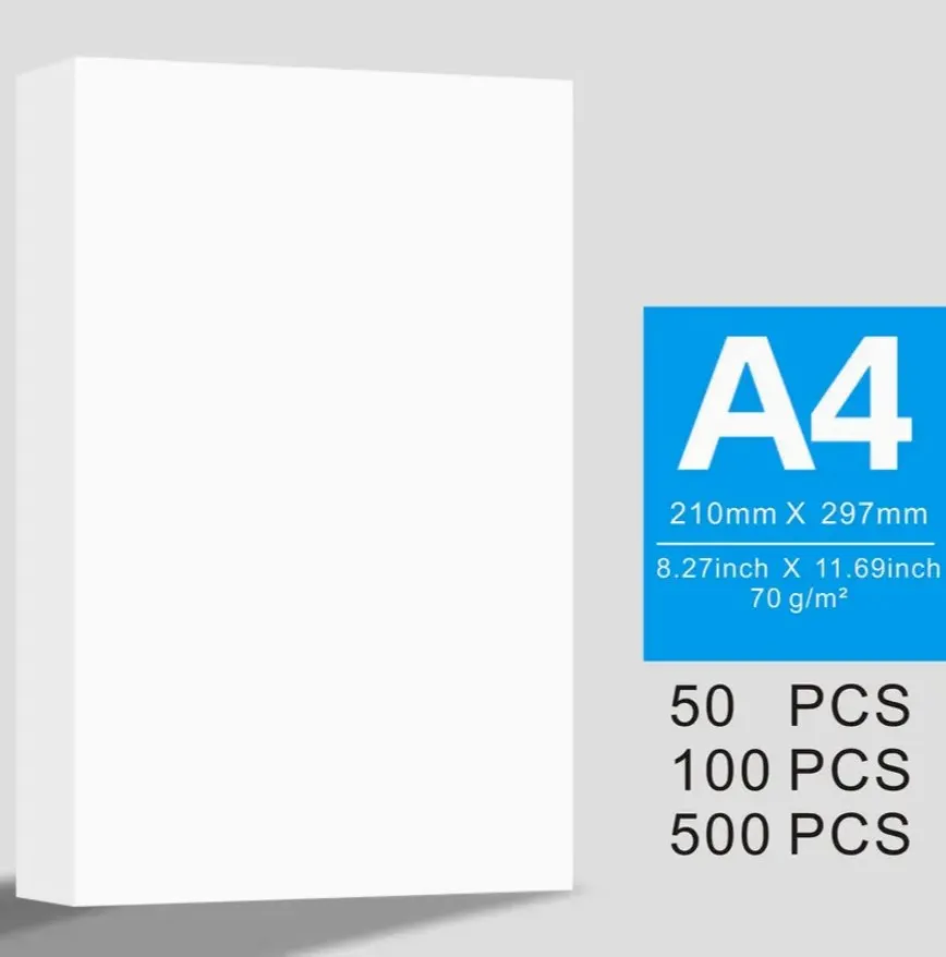 White Paper White A4 Printer Paper Copy Paper Suitable For Daily Office/ School can Be Used For Painting