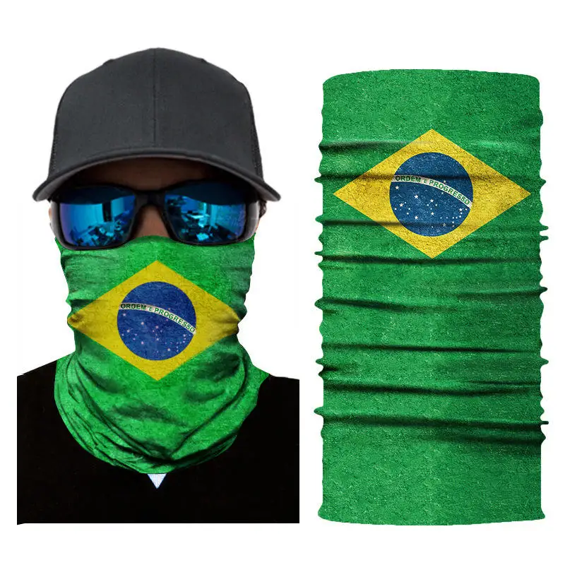 High quality Cooling Sunscreen Polyester Custom Brazil Neck Gaiter Bandana