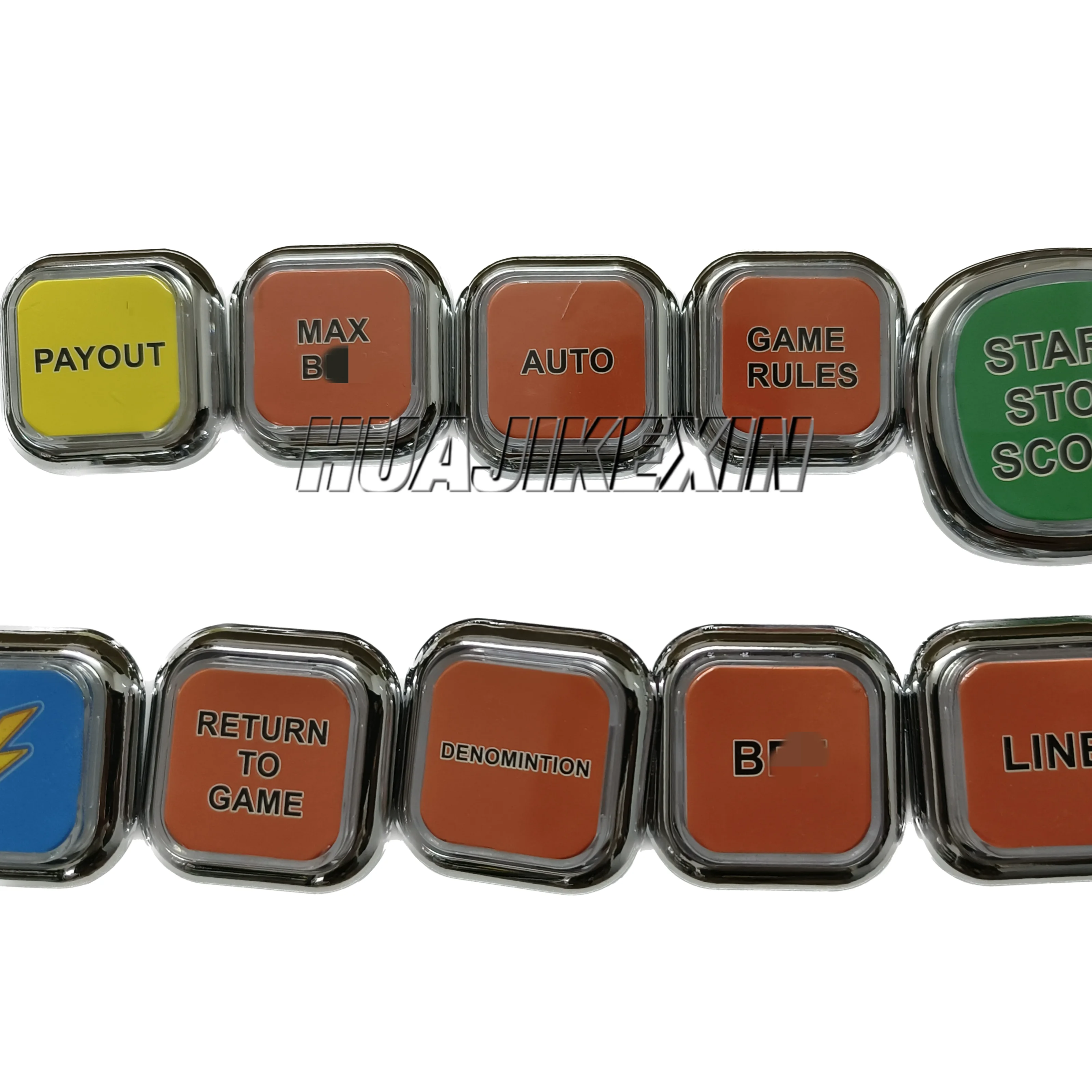 HJKX Arcade Game Push Button With Switching Square High Quality Payout Start Stop LED Button Skill Game Machine