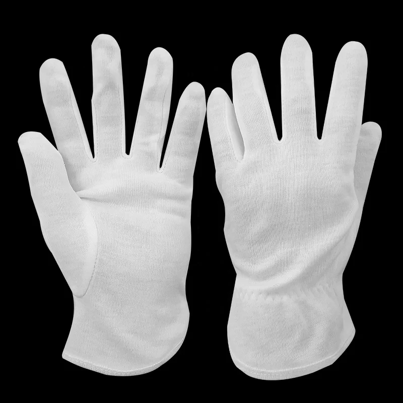 Hot Sale China Comfortable Anti-slip Etiquette Dress Cotton Gloves
