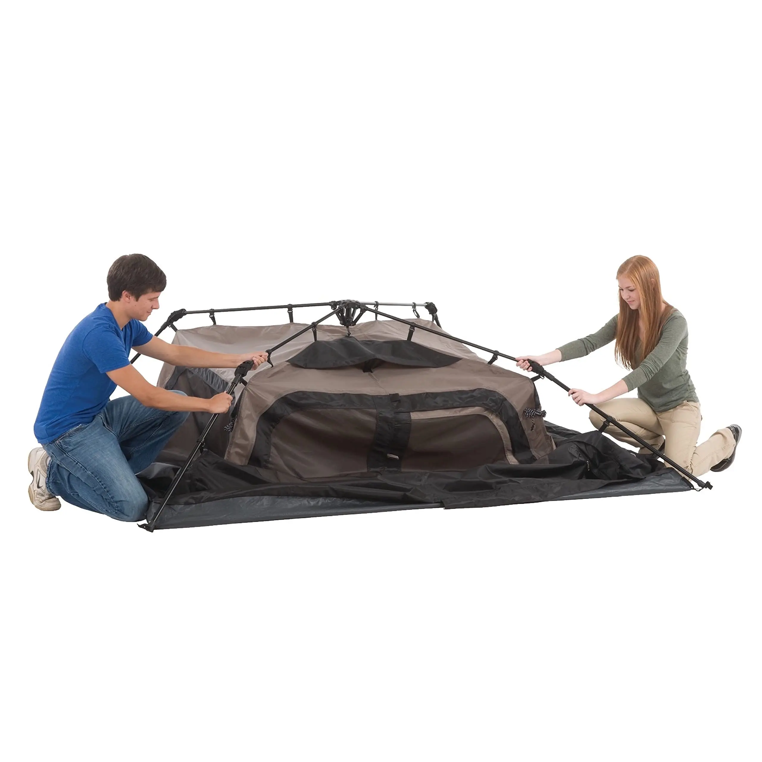 Outdoor Weatherproof Installed 60 Seconds Instant Setup Tents Camping Outdoor 3-4 Person 4 Room Cabin Tent Camptown Tent