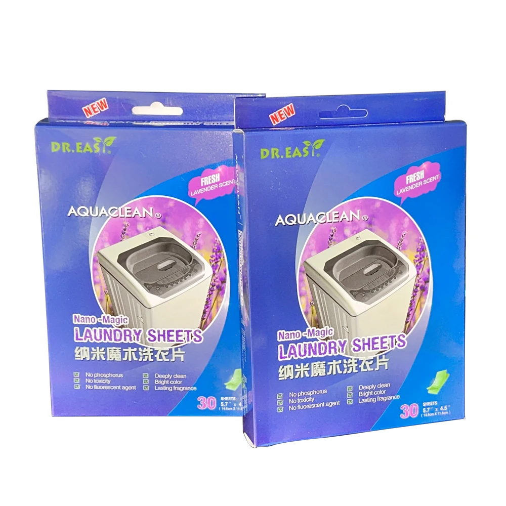 Eco-friendly Biodegradable Pure Natural Plant Laundry Detergent Sheet