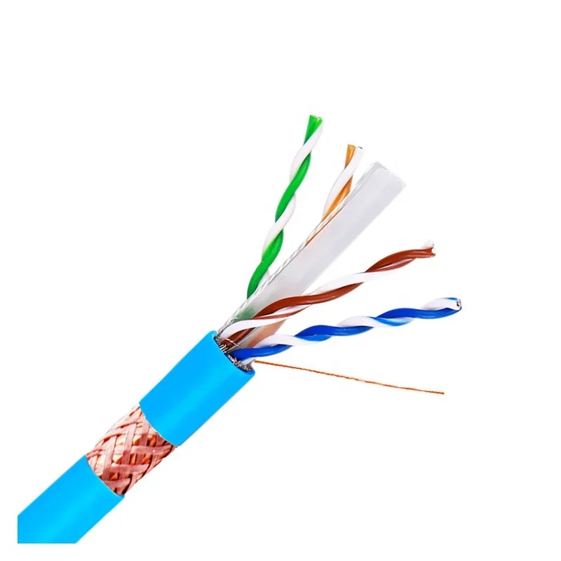 Indoor Pvc Cat 6 S-ftp Lan Cable 250 Mhz 1000 Mbps Broadband Speed Utp Network Cables Cat6
