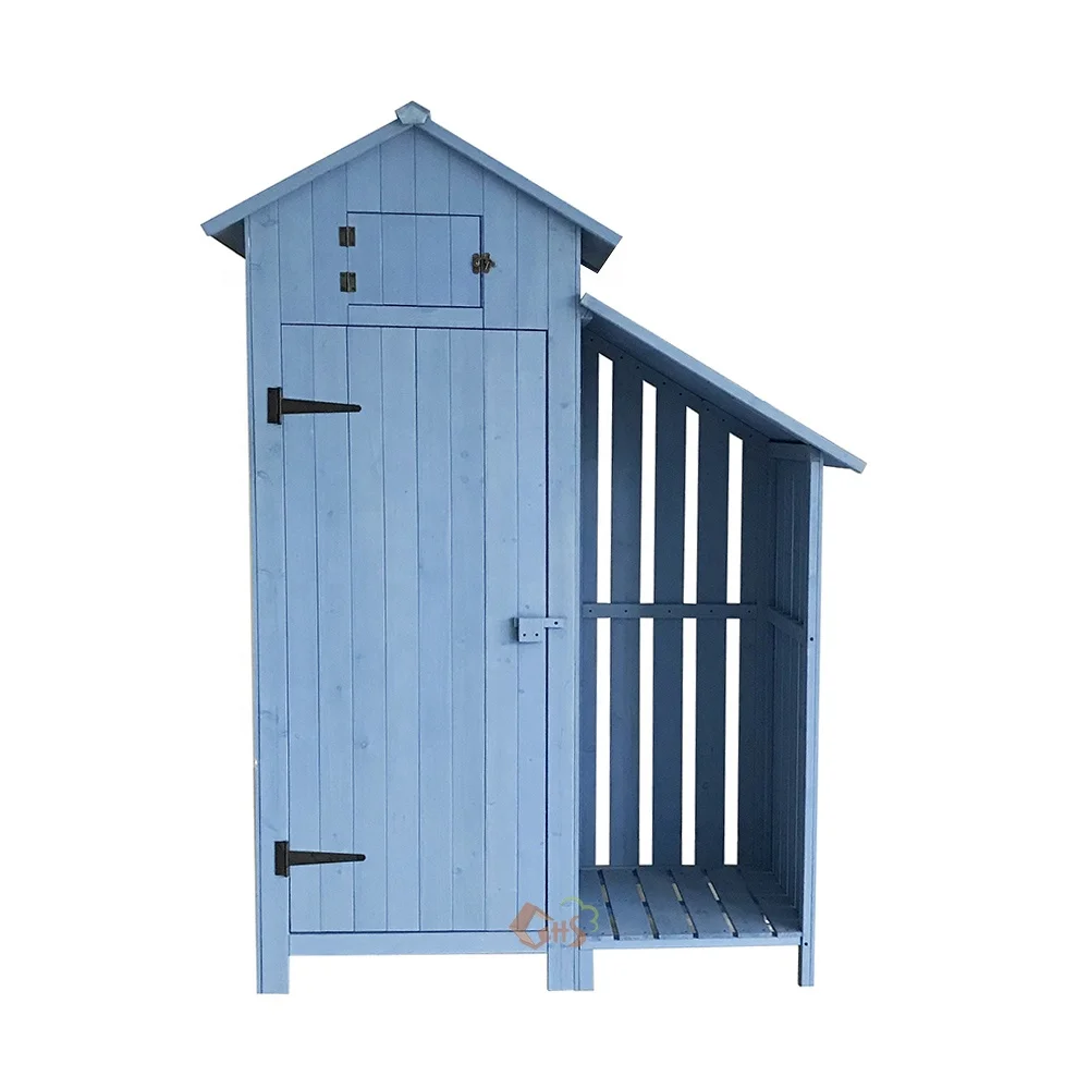waterproof outdoor storage garden patio wooden shed