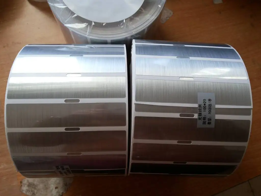 factory price laser film with transparent PET Liner