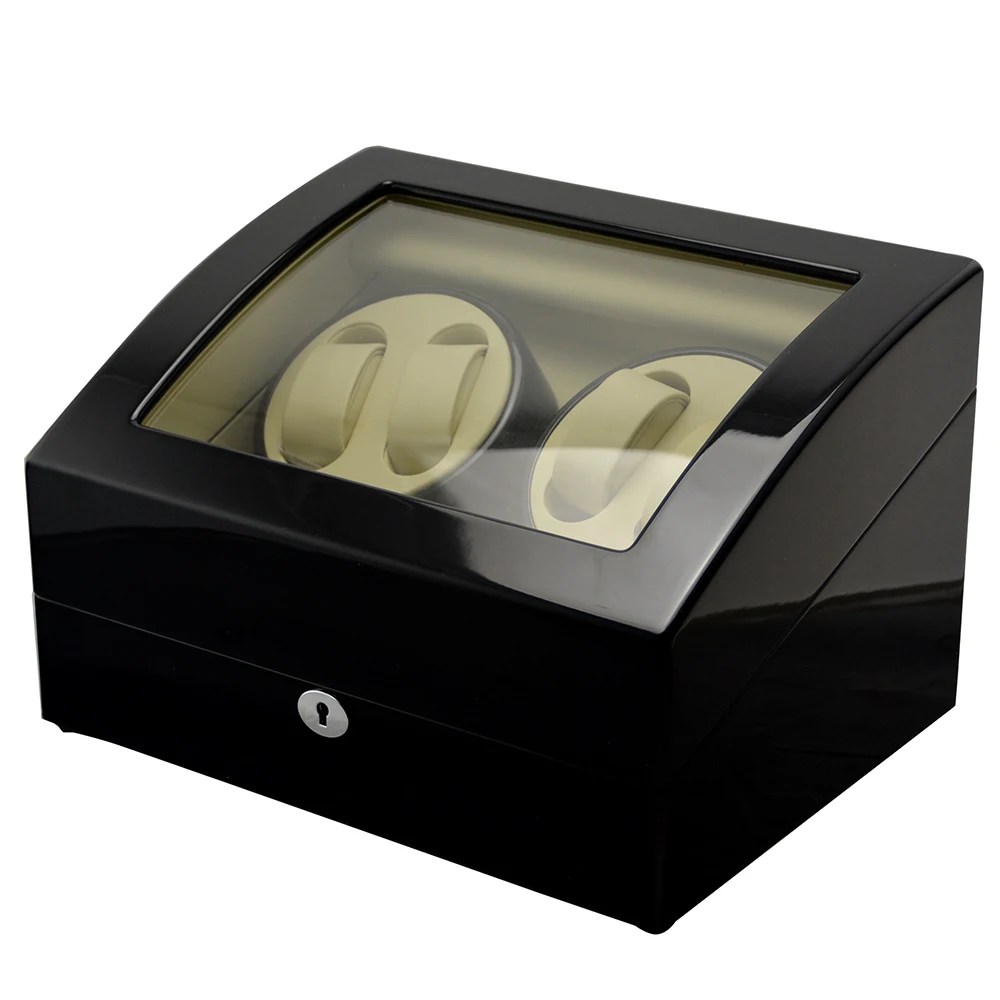 GC03-D31BW-A Wood watch winder battery Japanese Quiet Motor watch winder safe box oem Watch Winder Box