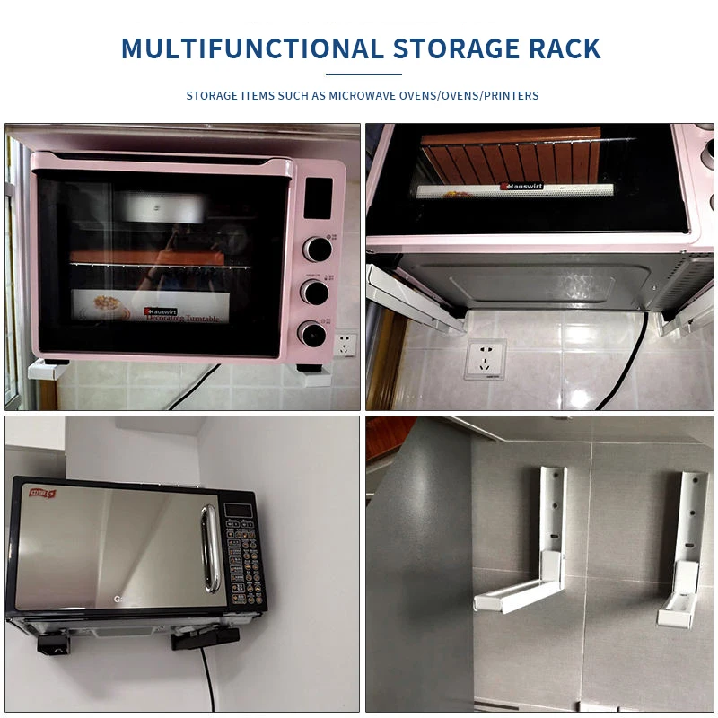 Zuogang Custom air conditioning Microwave wall bracket outdoor gold shelf invisible beam brackets Microwave oven bracket