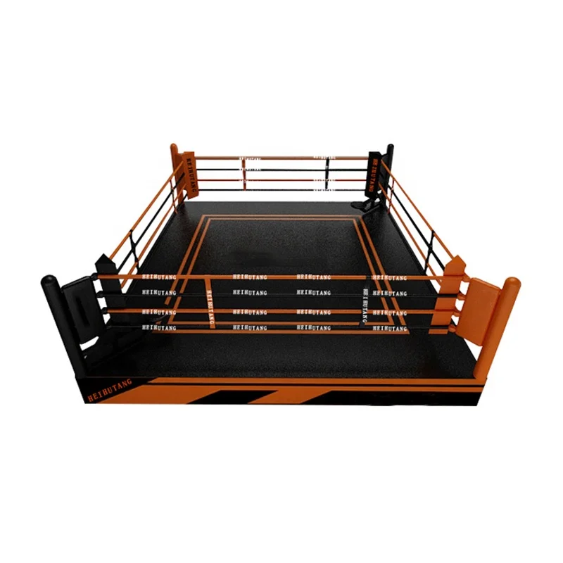 Fitness Gym Thai Kick Training Punch Machine Equipment Home Custom Pads Fighting Hot Sale 4X4 Ropes Cage Mma Price Boxing Ring