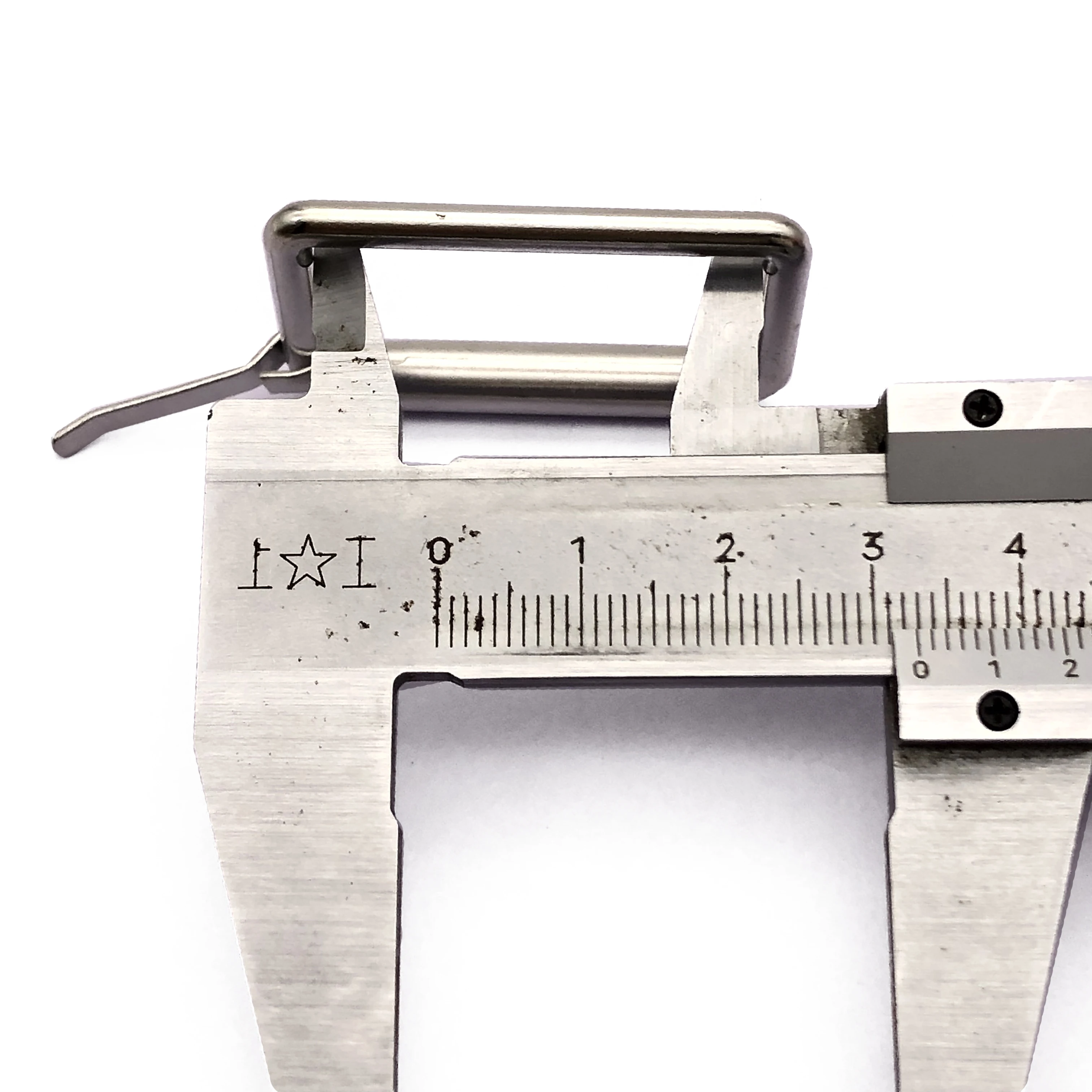 High quality metal alloy pin belt buckle 33mm nickel buckle garment accessories