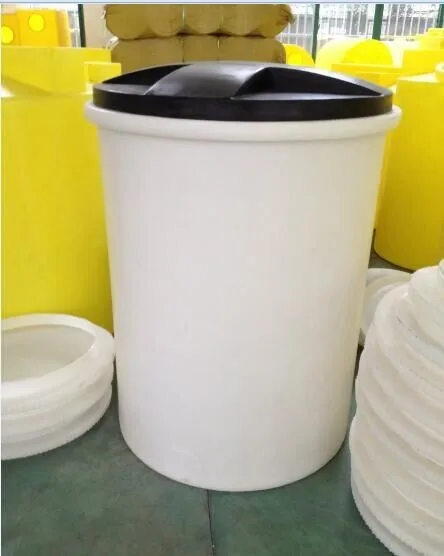 Круглые белые/синие резервуары для соленой соли 100L-200L/клапан