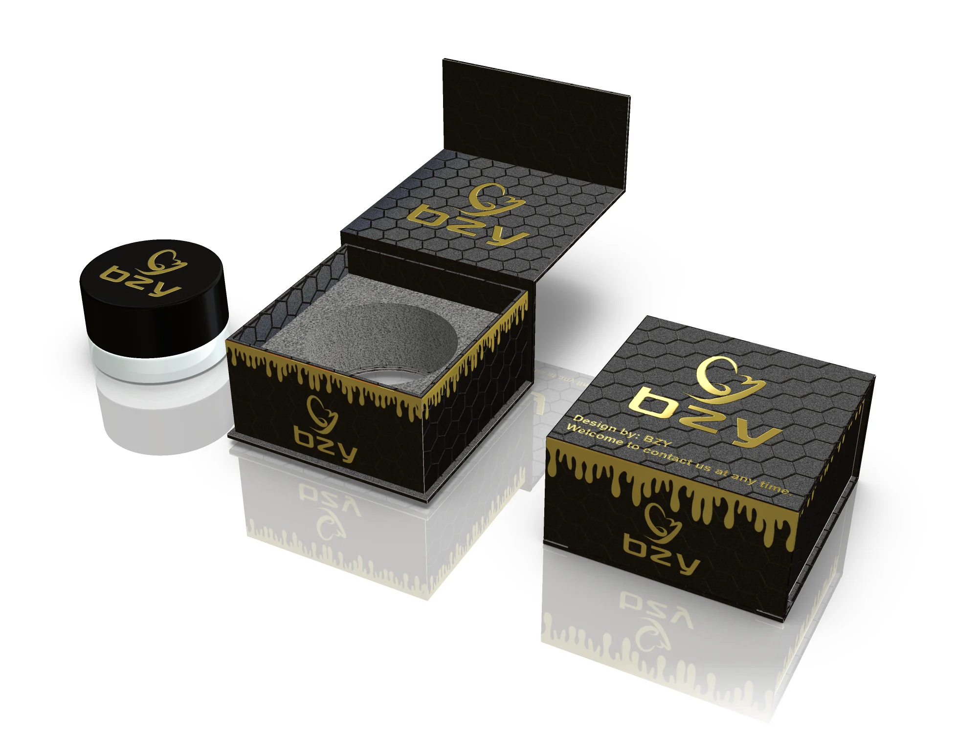 Custom Luxury Magnetic Paper Packaging Box Bottle Cosmetic Candle Paper Jars Box For Jar