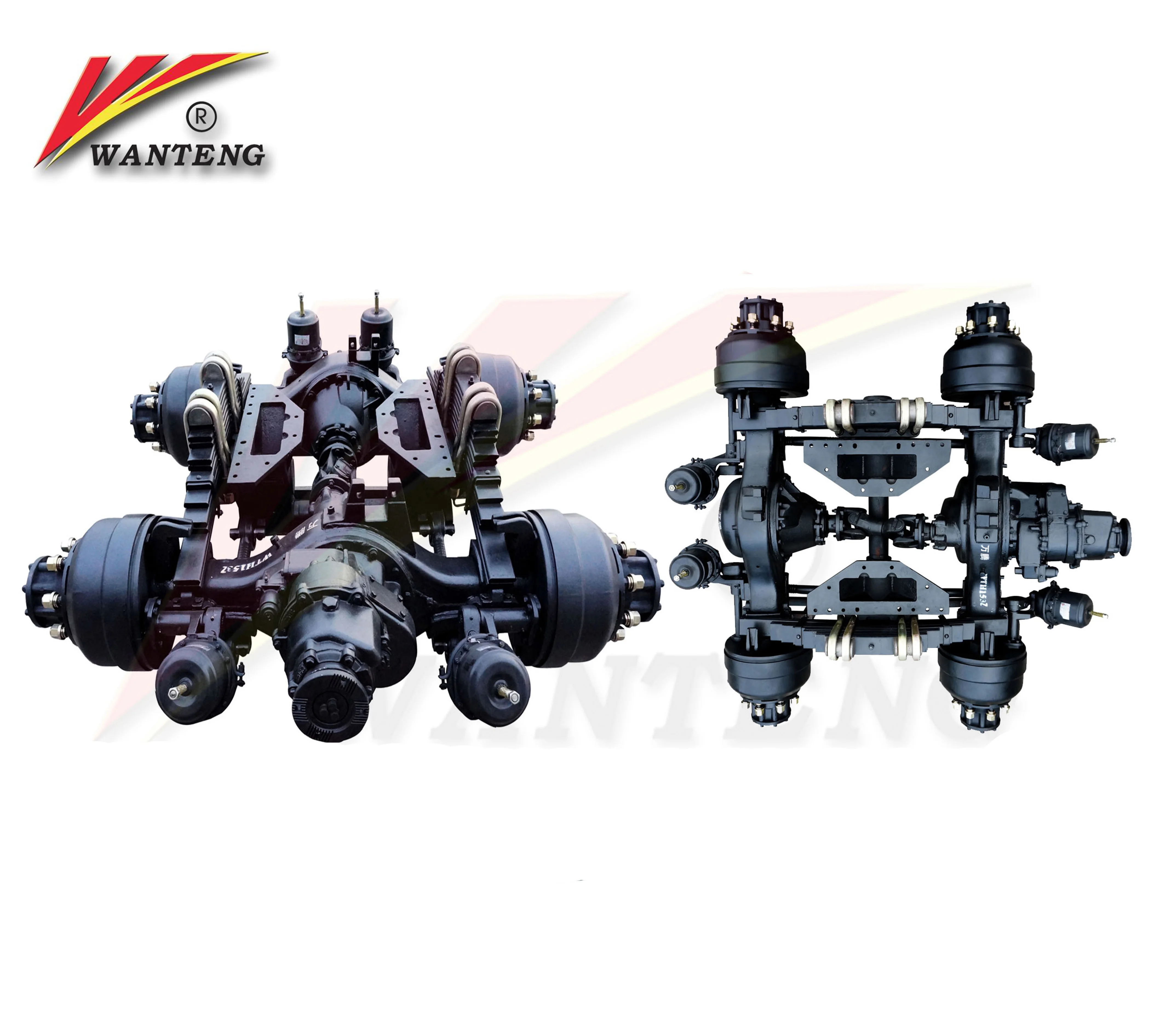 FUWA Truck Spare Parts 10T STR Double Rear Drive Axle for sale