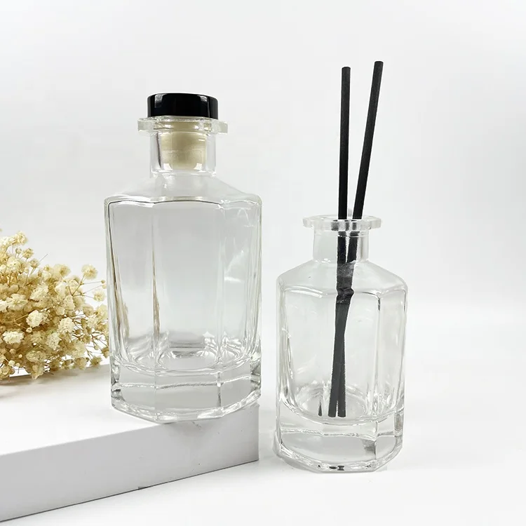 Стеклянная бутылка-диффузор 100 мл 200 с упаковкой прозрачная пустая бутылка-Ароматический диффузор палочками