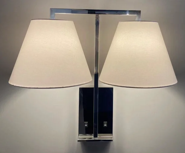 2 lights bedside sconce