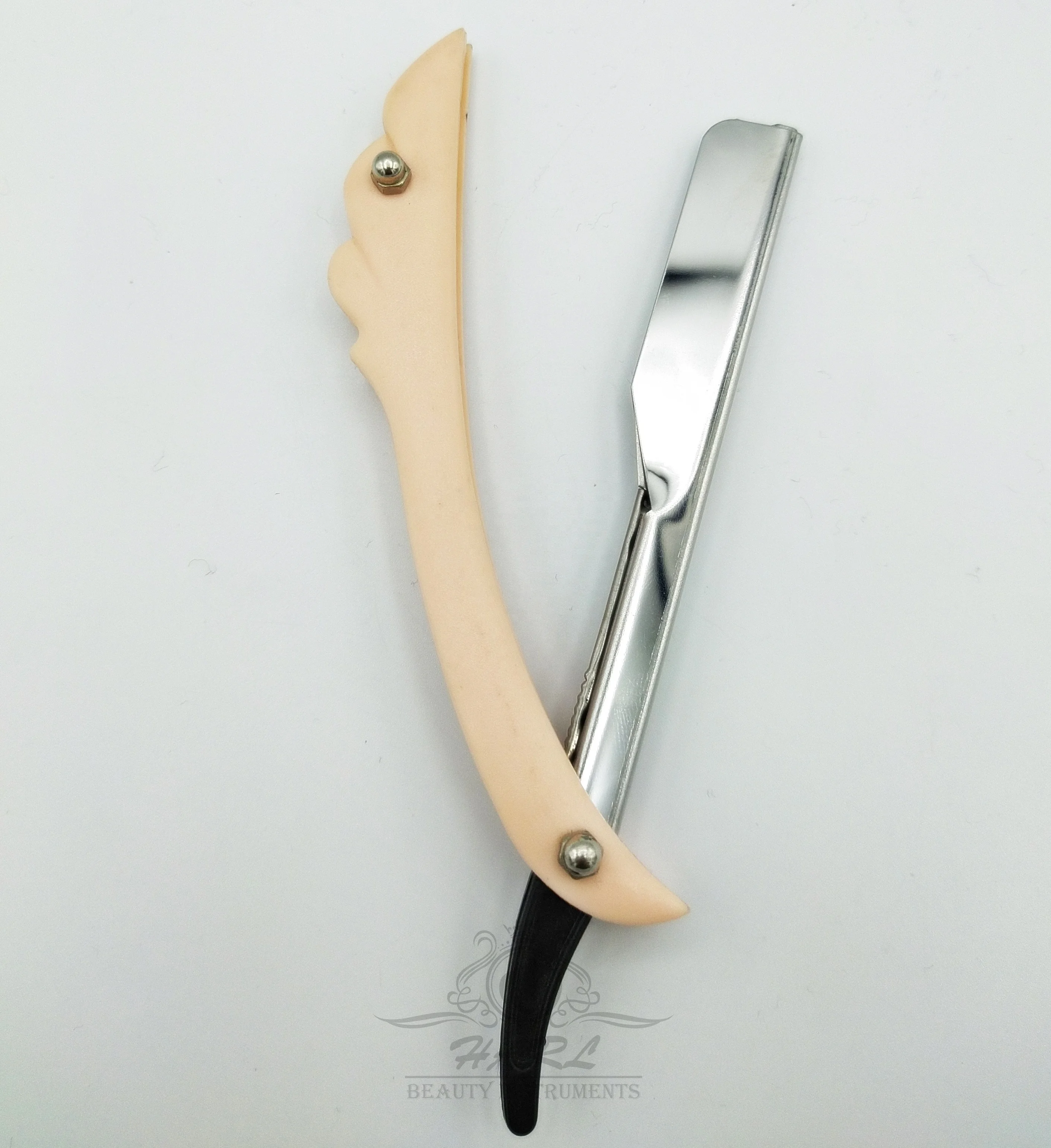 Blade Replaceable Barber Safety Razor Plastic Stainless Steel Handle Straight Shaving Razor Men Wet Shaving Products Single