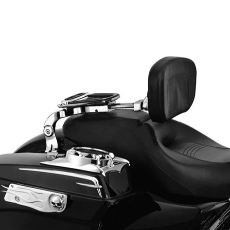 Detachable Adjustable Driver Rider Passenger Rear Backrest Back Rest Sissy Bar Sissybar for Harley Davidson Fat Boy Road King