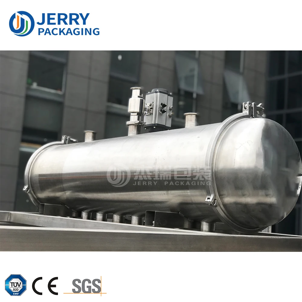 JERRYPACK JPF1000-8 50-1000ml 8 Nozzles Electric Automatic Piston Ketchup Mayonnaise Filling Machine