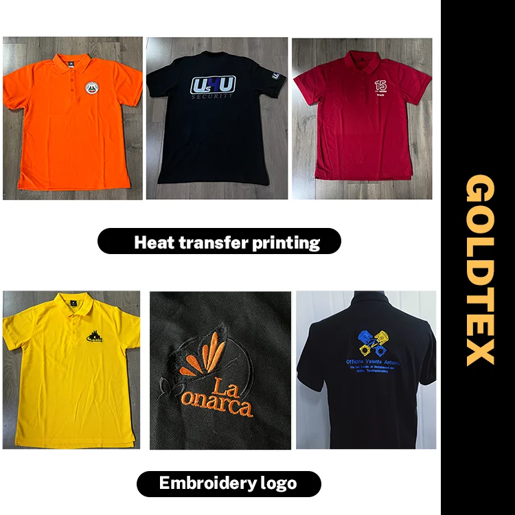 Golf Clothing Embroidered Printed Custom Design Plain White Black Cotton Polyester Dry Fit Blank Men Womens Golf Polo T Shirts