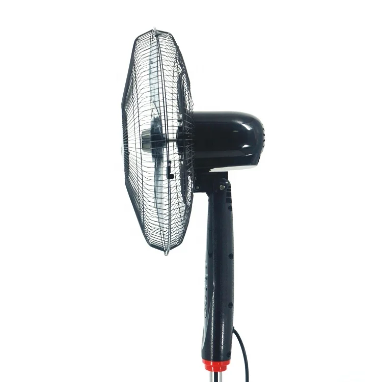 5 Blades hot selling new design good quality industrial office floor round base plastic grill modern electric stand fan