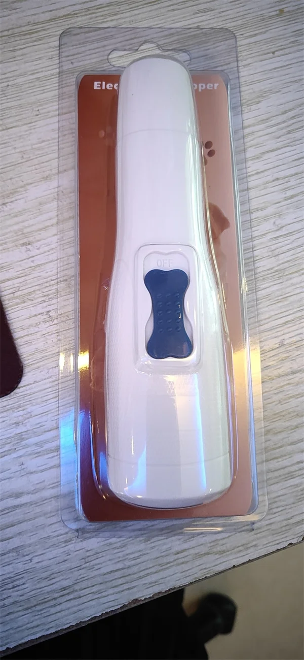 Pet dog nail sharpener popular electric nail sharpener pet cleaning and beauty battery pet nail sharpener