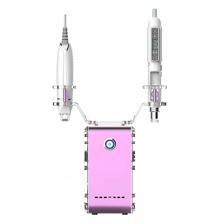 Горячая продажа 2 в 1 EMS бионические приманки для рыбной ловли зажим машина красоты глаз уход за кожей лица, избавления от морщин, гиалуроновая, безыгольная мезотерапия мезо пистолет