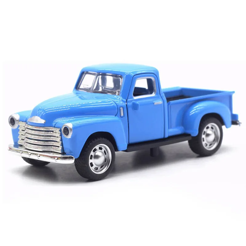 1:32 Scale High Simulation Pickup Trucks Diecast Toy Car Autos Pull Back Car Toys For Cake Ornament