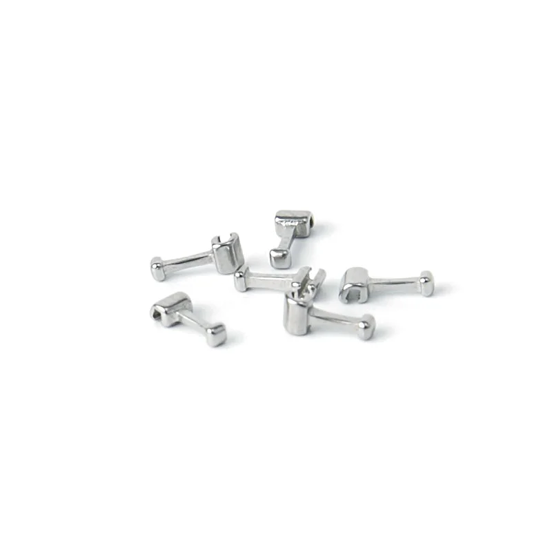 Made in China Dental medical use metal orthodontics T type long handle Crimpable Hooks