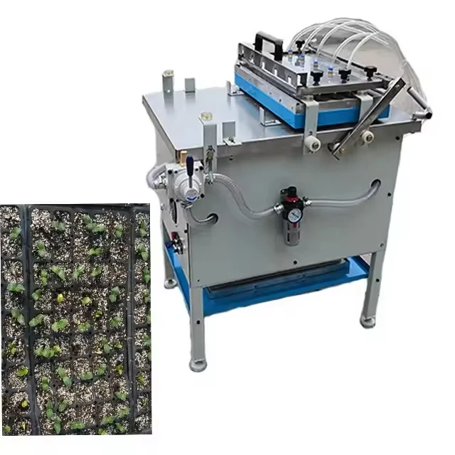 High precision needle suction seeder with tray Seedling tray machine plug seedling machine for sale