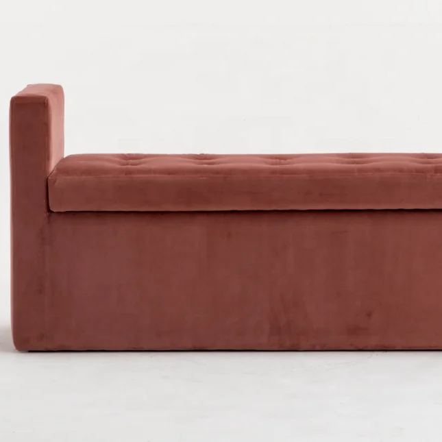 
 Длинная бархатная ткань с подлокотником для хранения мебели  