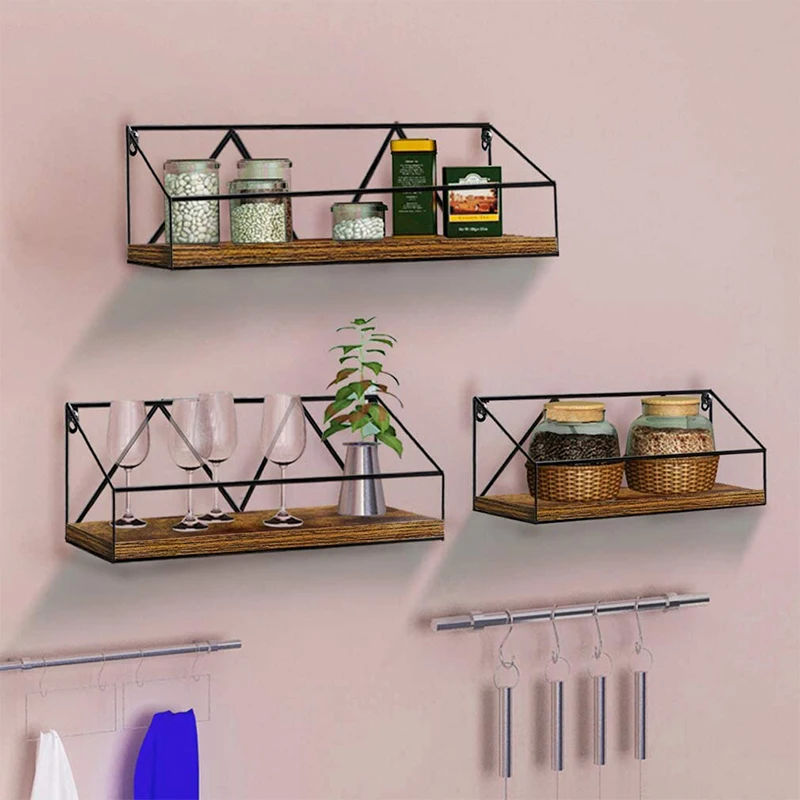 
Living room bedroom wholesale industrial design furniture floating bookshelf ledge for sale floating wall shelves 