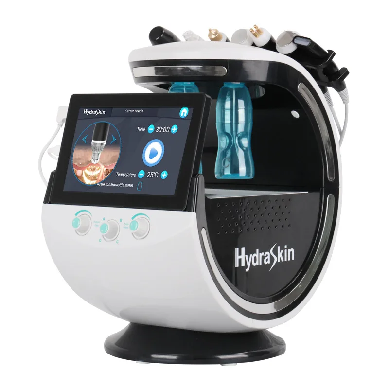 Smart ice blue 7 in 1 hydro facial machine facial cleansing skin care hydra beauty facial machine