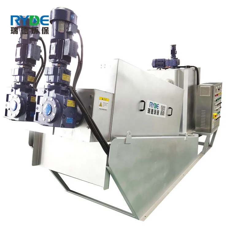 2019 Горячая Для Обезвоживания Сточных Вод Машина ленточный фильтр-пресс для обезвоживания осадка