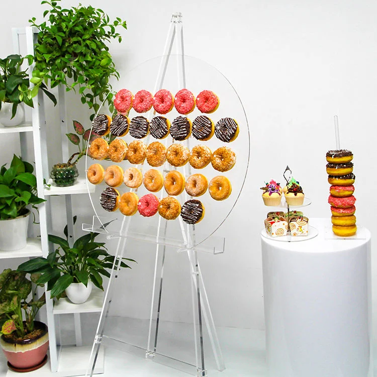 Wedding Acrylic Doughnut Stand Donut Filler Tray Holder Rack For Display